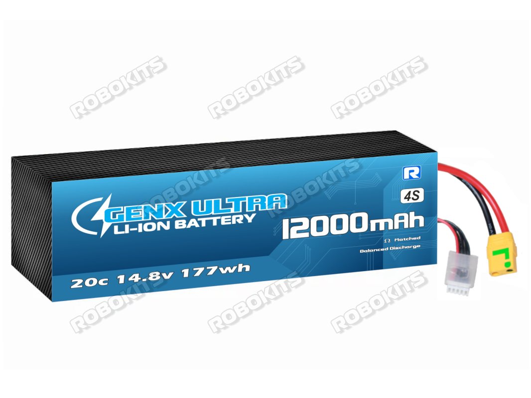 GenX Ultra 14.8V 4S3P 12000mah 20C/40C Discharge Premium Lithium ion Rechargeable Battery