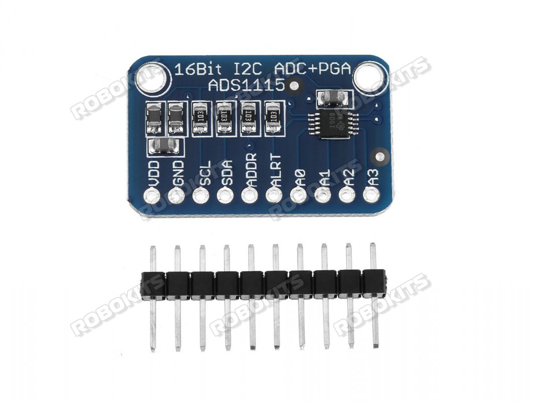 ADS1115 16 Bit I2C ADC Analog to Digital Converter Module - Click Image to Close