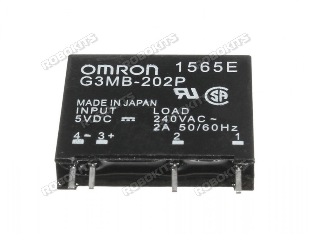 Solid State Relay Omron G3MB-202P 5VDC In, 240VAC 2A Out - Click Image to Close