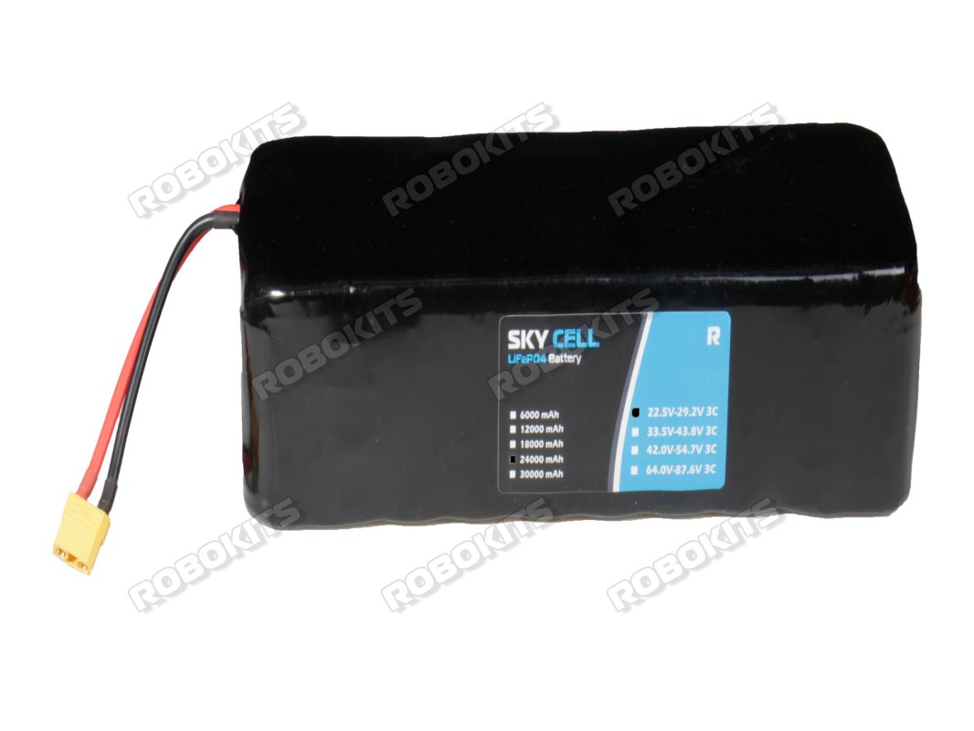 Premium LiFePO4 Rechargeable E-Vehicle Battery 24V 24000mAh (8s4p) 22.5V to  29.2V Premium LiFePO4 Rechargeable E-Vehicle Battery 24V 24000mAh (8s4p)  22.5V to 29.2V [RKI-6618] - ₹12,340.00 : Robokits India, Easy to use,  Versatile