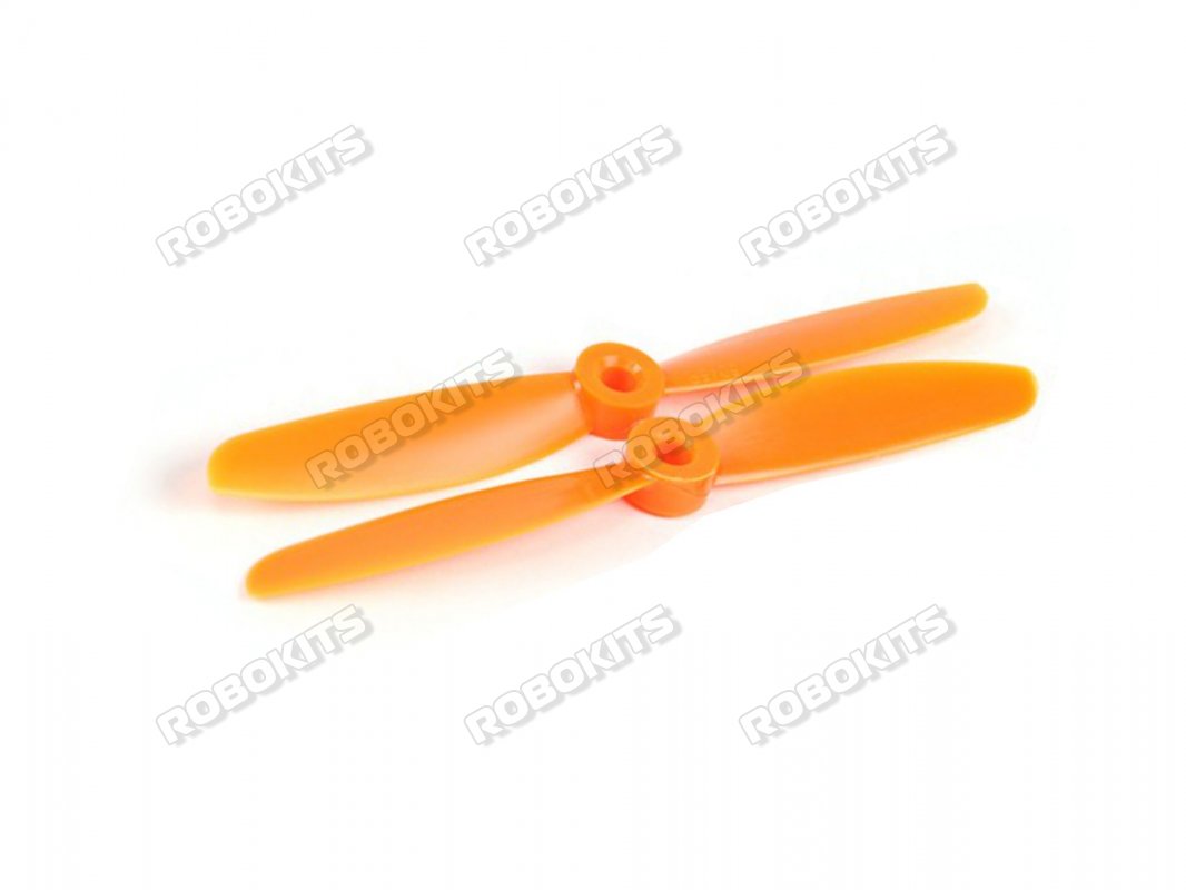Orange Color Propeller 65MM (CW And CCW) Pair - Click Image to Close