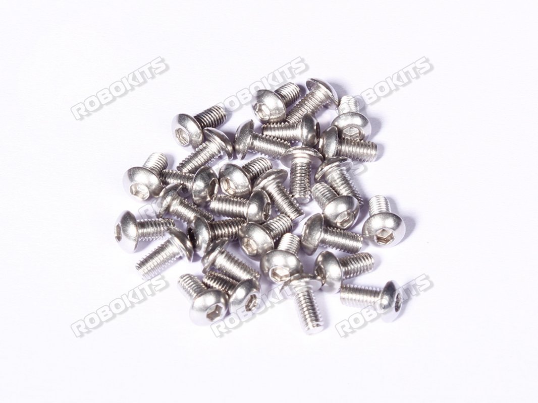 M3 x 6 mm SS Bolt Precision Stainless Steel 304 MOQ 25 Pcs - Click Image to Close