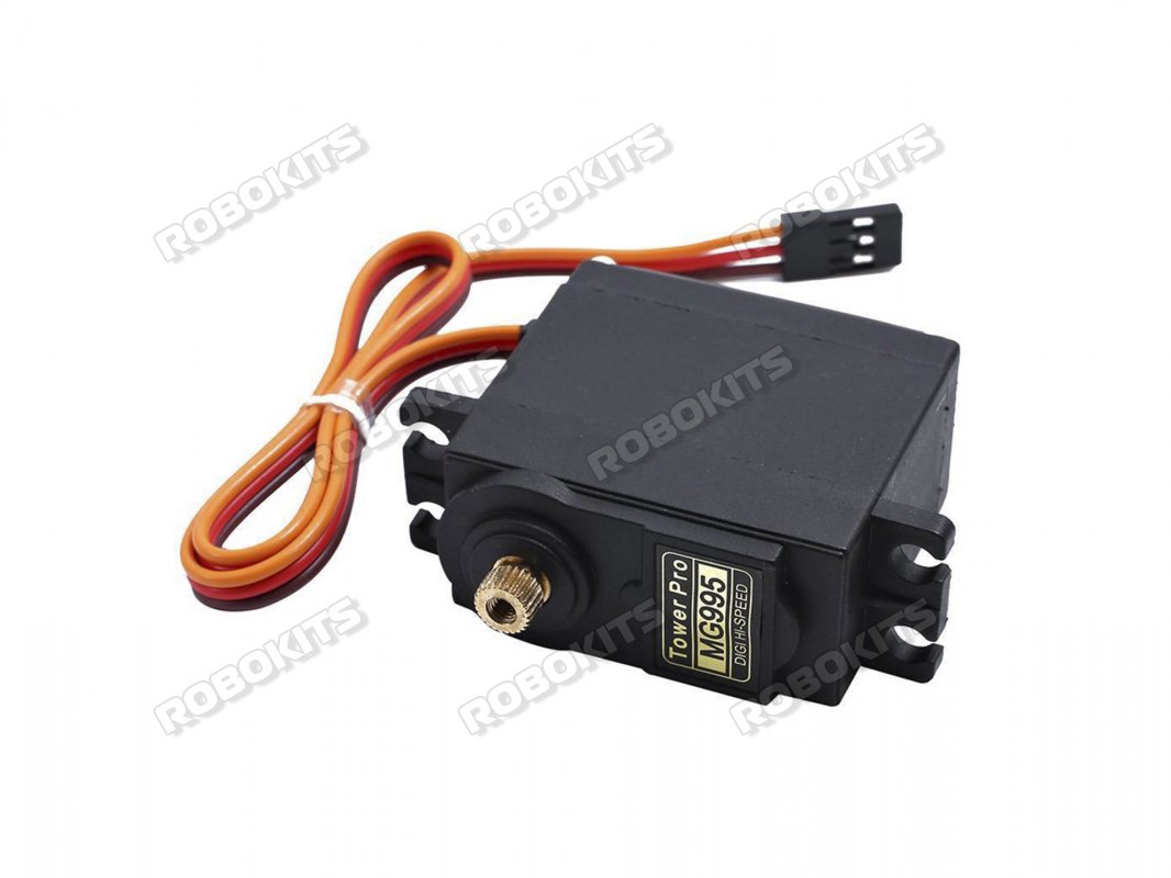 MG996R Semi Metal Gear Analog Servo 180 degree rotation - Click Image to Close