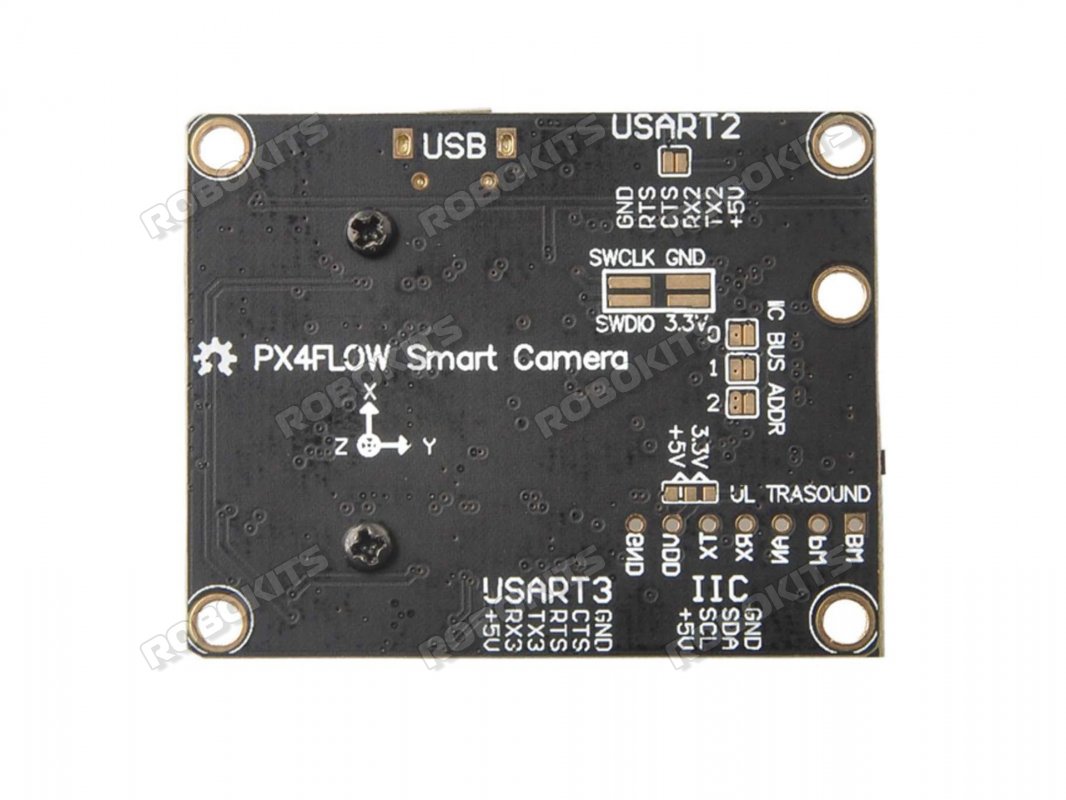 PX4FLOW V1.3.1 Optical Flow Sensor Smart Camera compatible with Sonar and Lidar - Click Image to Close