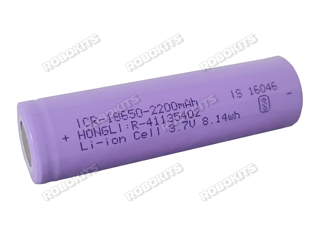 HONGLI Lithium-Ion ICR-18650 Rechargeable Cell 3.7V 2200mAh (2C) Grade-A