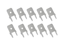 0.250" (6.35mm) Quick Connect Male Solder Connector (Non-Insulated) MOQ 10pcs