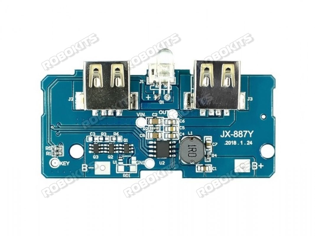 Dual Micro USB 3.7v to 5V 2A Power Bank DIY 18650 LiPo Charger Module