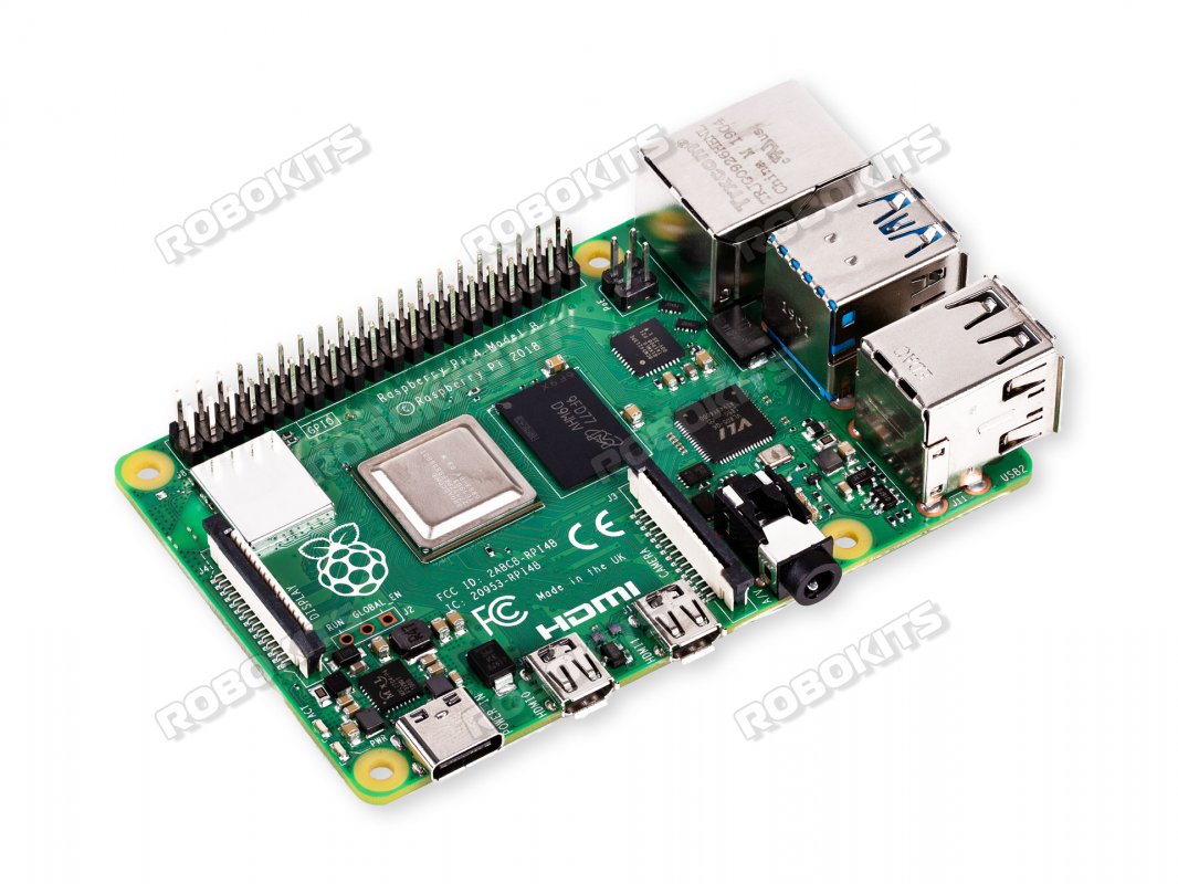 Combo of Raspberry Pi 4 (1 GB RAM) + Micro HDMI to HDMI cable + Micro-USB to type C Converter - Click Image to Close