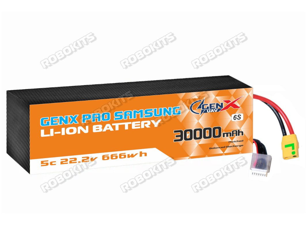 GenX Pro Samsung 22.2V 6S6P 30000mah 5C/10C Premium Lithium Ion Rechargeable Battery