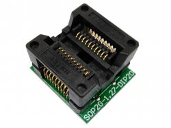 Programming Socket for SOP20 to 20pin Breakout with 5.4mm IC Width and 1.27mm Pitch