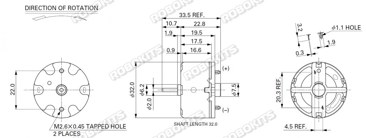 10RPM 12V DC Motor with Gearbox - Click Image to Close