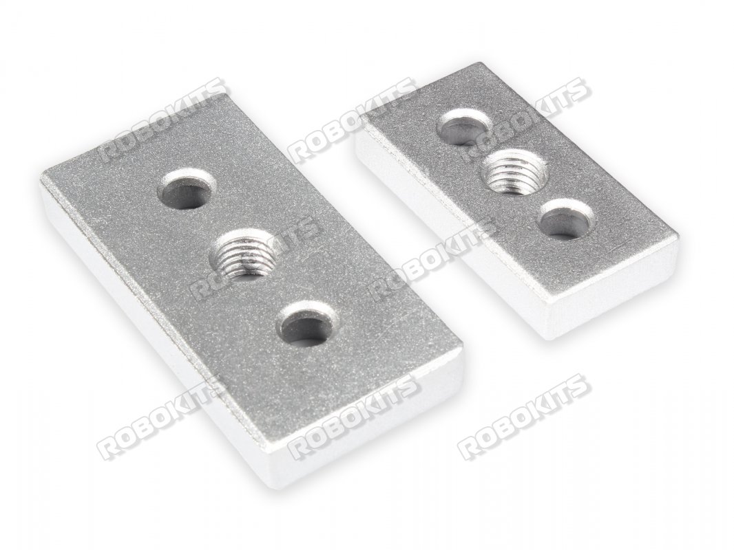 Aluminium Profile 4080 - M12 End Plate - Click Image to Close