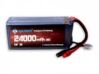 GenX 11.1V 3S 24000mAh 20C / 40C Premium Lipo Lithium Polymer Battery with AS150 Connector