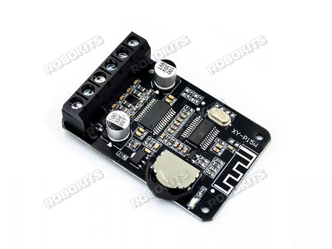 XY-P15W High Power Digital Dual Channel Stereo Bluetooth 5.0 Power Amplifier Board 8-24VDC 15meters - Click Image to Close