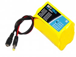 Li-Ion Battery 7.4V 3000mAh (2C) Wth inbuilt Charger-Protection