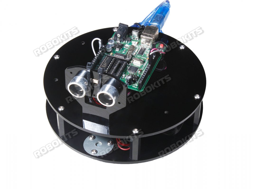 Obstacle Avoidance RoundBot - DIY KIT - Click Image to Close