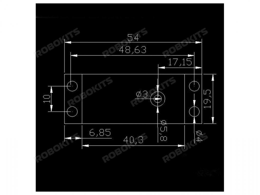 MG996R Semi Metal Gear Analog Servo 180 degree rotation - Click Image to Close