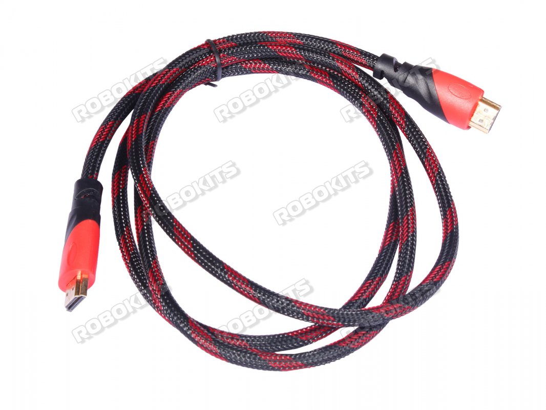HDMI Shielded Cable 1.5 Meters for Raspberry Pi - Click Image to Close