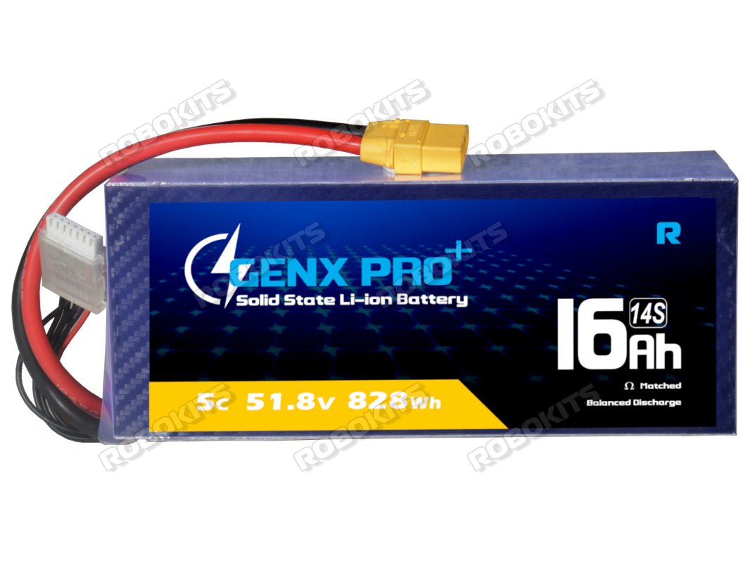 GenX Pro Solid State 51.8V 14S 16000mAh 5C / 10C Premium Li-ion Battery