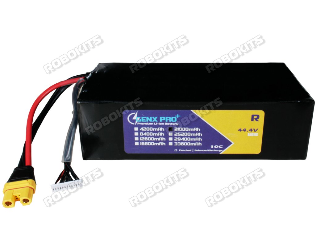 GenX Pro 44.4V 12S5P 21000mAh 150A/200A Discharge Premium Lithium Ion Rechargable Battery - Click Image to Close