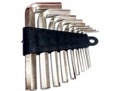 Standard Short Flat Head Stainless Steel 304 Allen Key Set