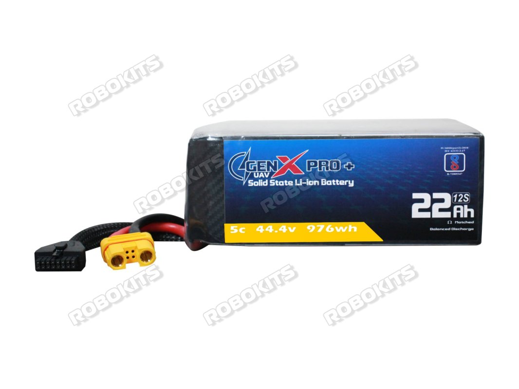 GenX Pro+ Solid State 44.4V 12S 22000mAh 5C / 10C Premium Li-ion Battery