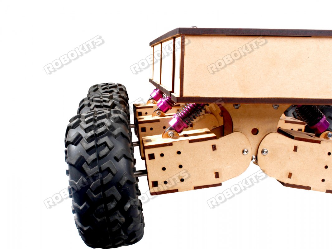 All Terrain Robot , 6 wheel drive with independent wheel suspension - Ready to use with 1Km Range of radio controller - Click Image to Close