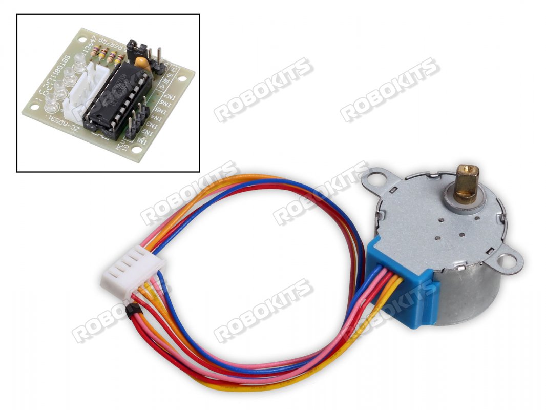 Stepper Motor 5V & ULN2003 Motor Driver Board compatible with Arduino - Click Image to Close