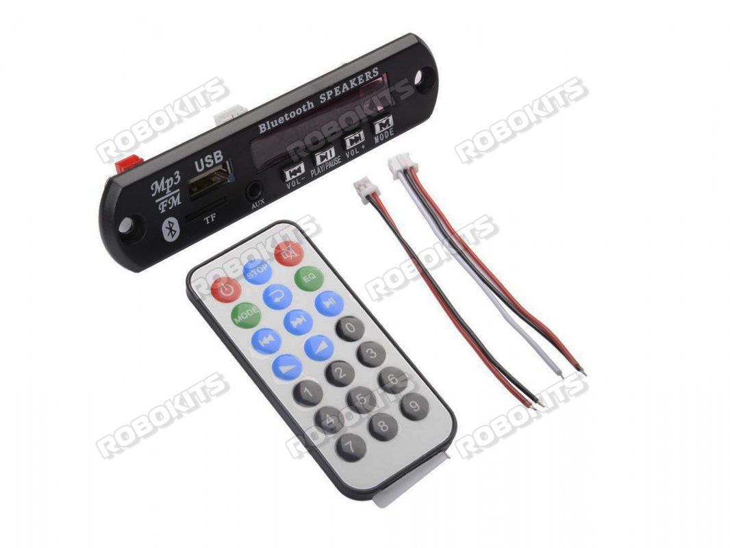 Bluetooth WAV/WMA/MP3 decoding board Inbuilt USB/ FM/ Memory Card Slot and Remote - Click Image to Close