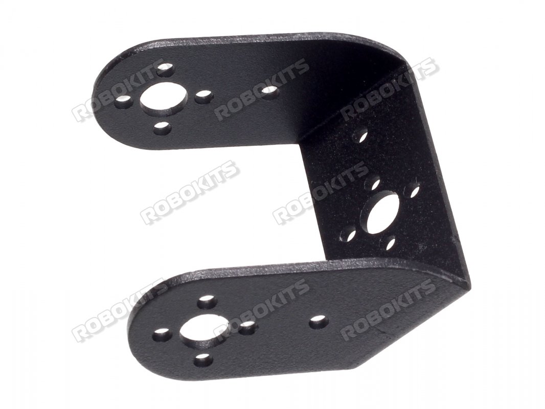 Oblique U Shape Aluminium Servo Bracket - Click Image to Close